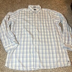 GAP Classic Plaid Button Down Long Sleeve Dress Shirt‎ XL/Tall
